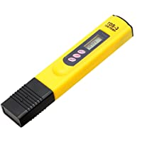 Medidor de calidad del agua de pureza TDS- pantalla digital LCD (amarillo)